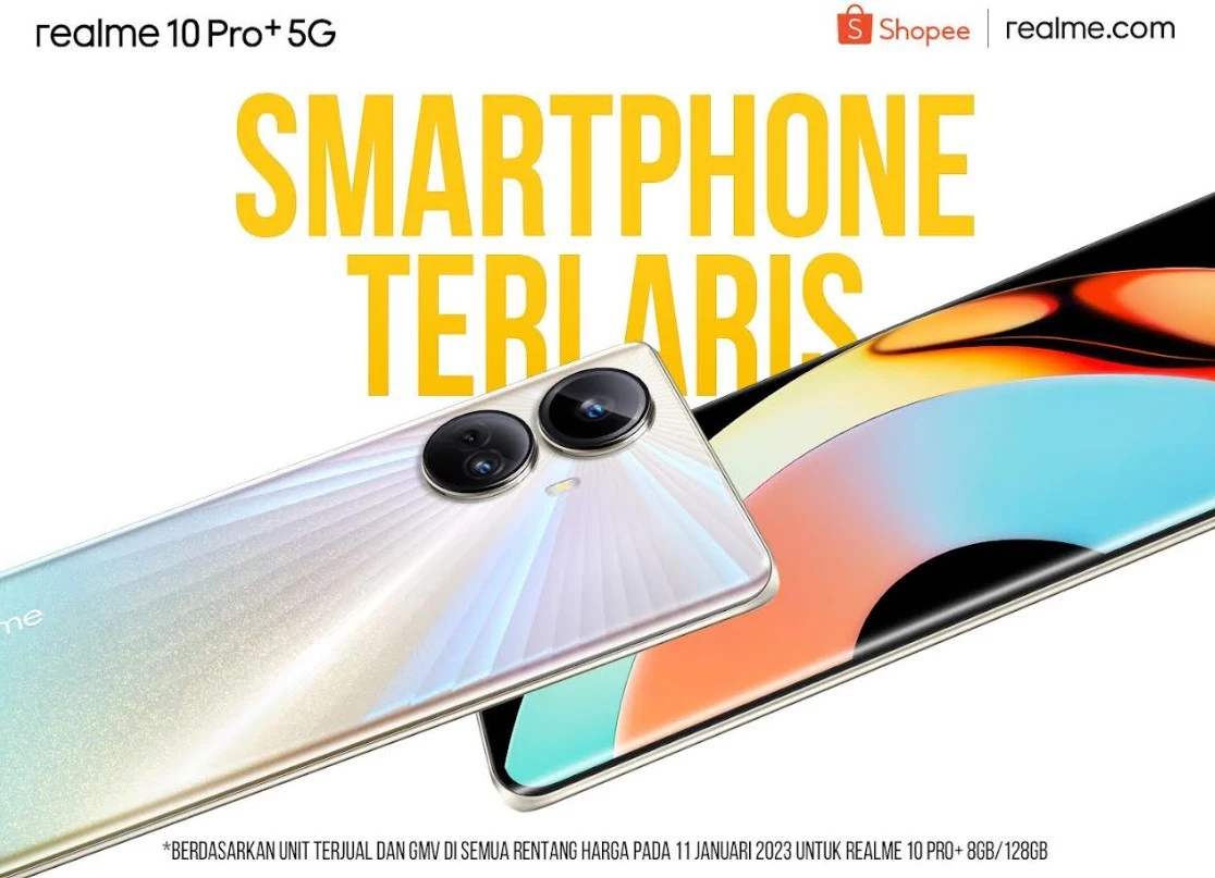 Smartphone Realme 10 Pro Series 5G Ludes di Hari Penjualan Perdana