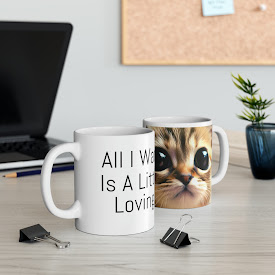 Cuie Cat Coffee Mug