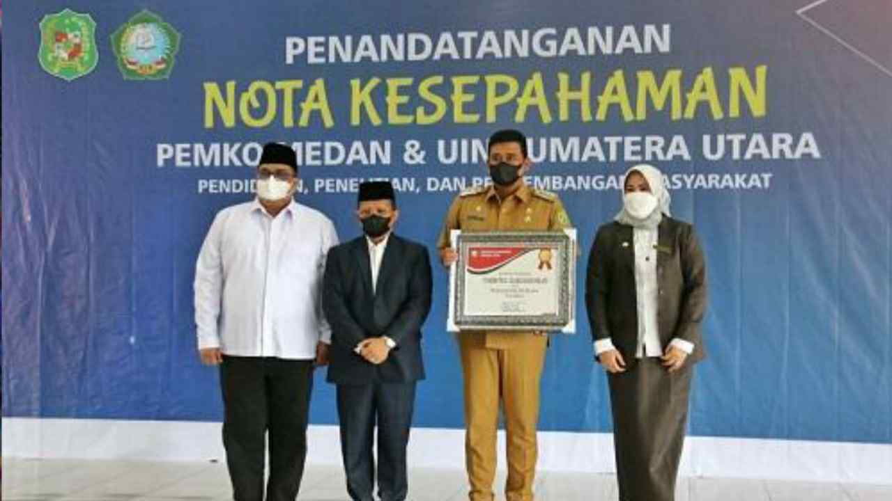 Pemko Medan & UIN Sumatera Utara Jalin Kerjasama, Salah Satunya Bidang Pendidikan