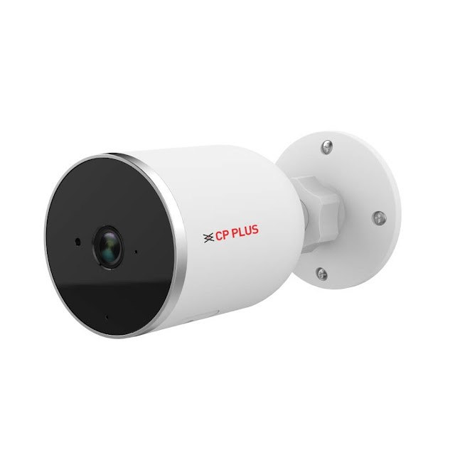 CP PLUS Wi-Fi 1080p Full HD Bullet Outdoor Camera, White