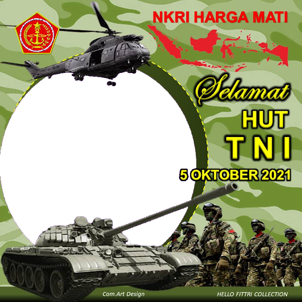 Link Twibbonize Hari Tentara Nasional Indonesia TNI 5 Oktober 2022 id: hariulangtahuntni2021