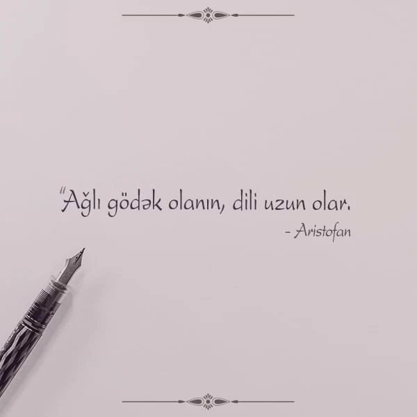 Dil Haqqında Aforizmlər,dilə aid sözlər,dilə aid aforizmlər