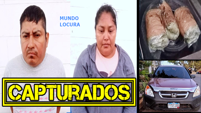 El Salvador: Capturan a pareja de pandilleros guatemaltecos con varios paquetes de droga en la frontera La Hachadura