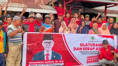 Wakil Ketua DPRD Kaltim Muhammad Samsun Lakukan Reses Silaturahmi dan Serap Aspirasi KUTAI KARTANEGARA.