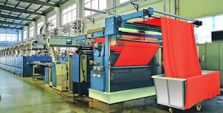 Finishing process in textile industry