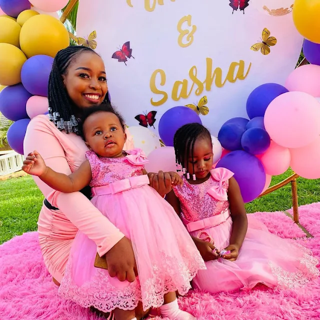 Saumu Sonko daughter of Mike Sonko photo with her baby daddies