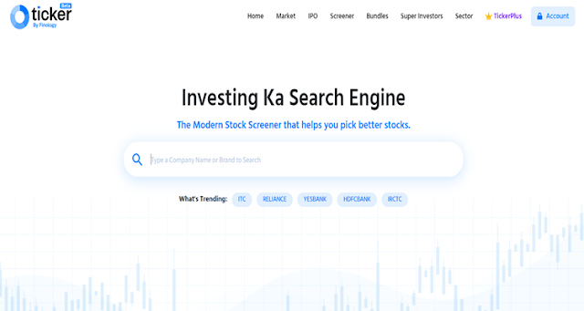 Ticker Finology - Investing ka Search Engine