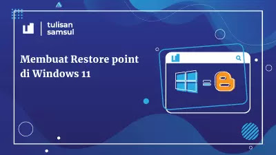 Membuat Restore point di Windows 11