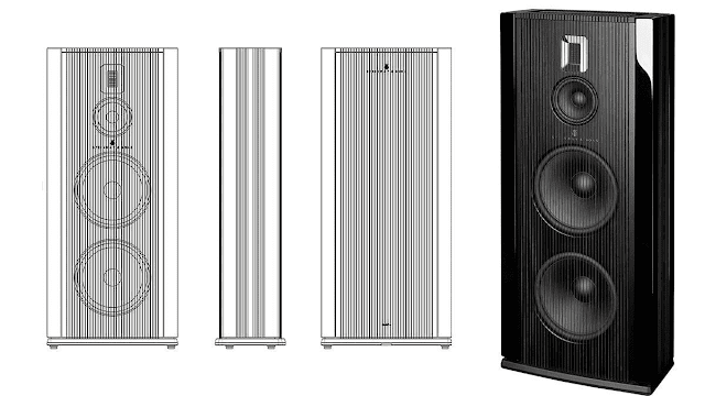 Steinway & Sons Model A reference wall-mounted floorstanders