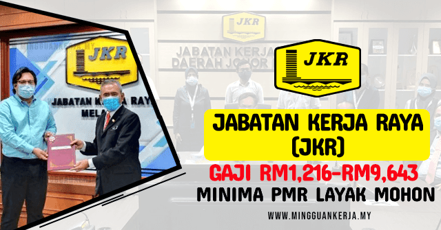 Pelbagai Jawatan Kosong Terkini JKR~ Minima PMR Layak Mohon, Gaji RM1,216 - RM9,643. Khas kepada anda yang sedang mencari pekerjaan dan berminat untuk menjawat jawatan kosong terkini yang tertera pada halaman Mingguan Kerja.