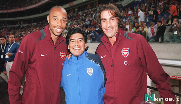 Thierry Henry and Robert Pires