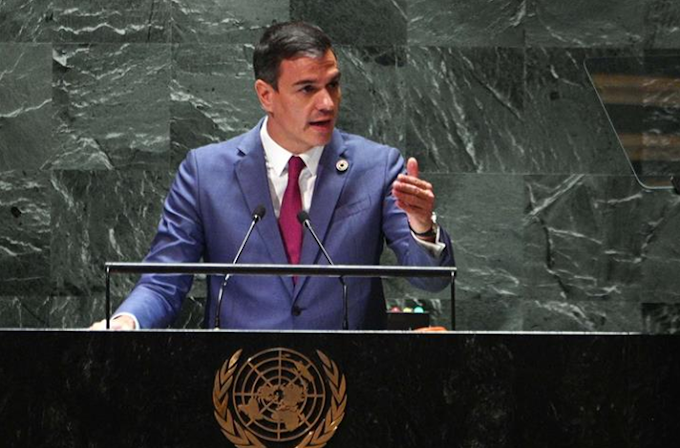 سانشيز يعرب من أمام الجمعية العامة للأمم المتحدة عن دعم إسبانيا لحل متفق عليه بين جبهة البوليساريو والمغرب لحل مشكل الصحراء الغربية