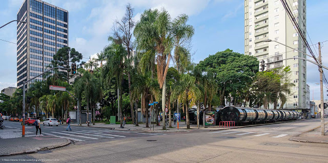 Panorâmica da Praça Carlos Gomes