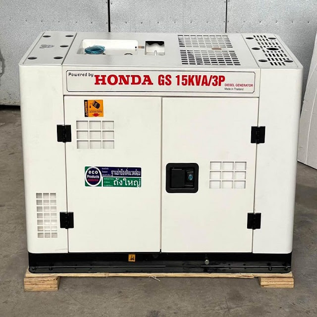 Máy Phát Điện Honda Chạy Dầu GS 15kva-ATS-3phase