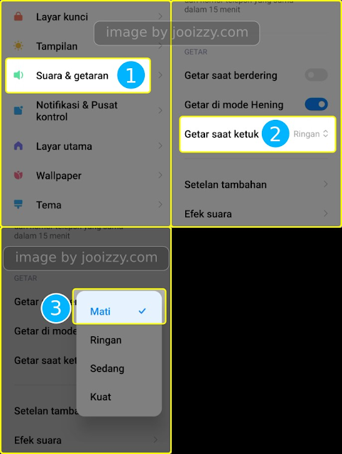 Cara Mematikan Getaran di Hp Android