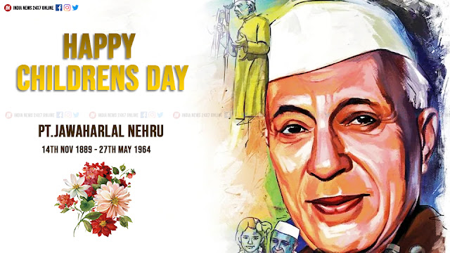 India celebrates children's day on 14th November every year to tribute the first prime minister after freedom of India Pt. Jawaharlal Nehru