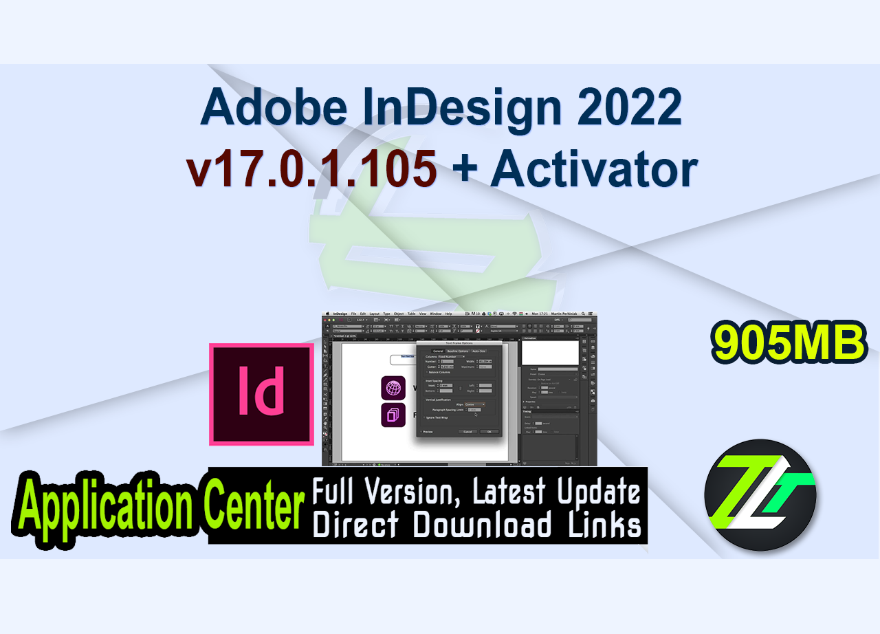 Adobe InDesign 2022 v17.0.1.105 + Activator
