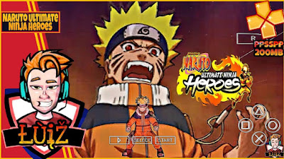 تحميل لعبه ناروتو التميت نينجا هيروز  Naruto Ultimate Ninja Heroes psp للأندرويد على محاكي ppsspp