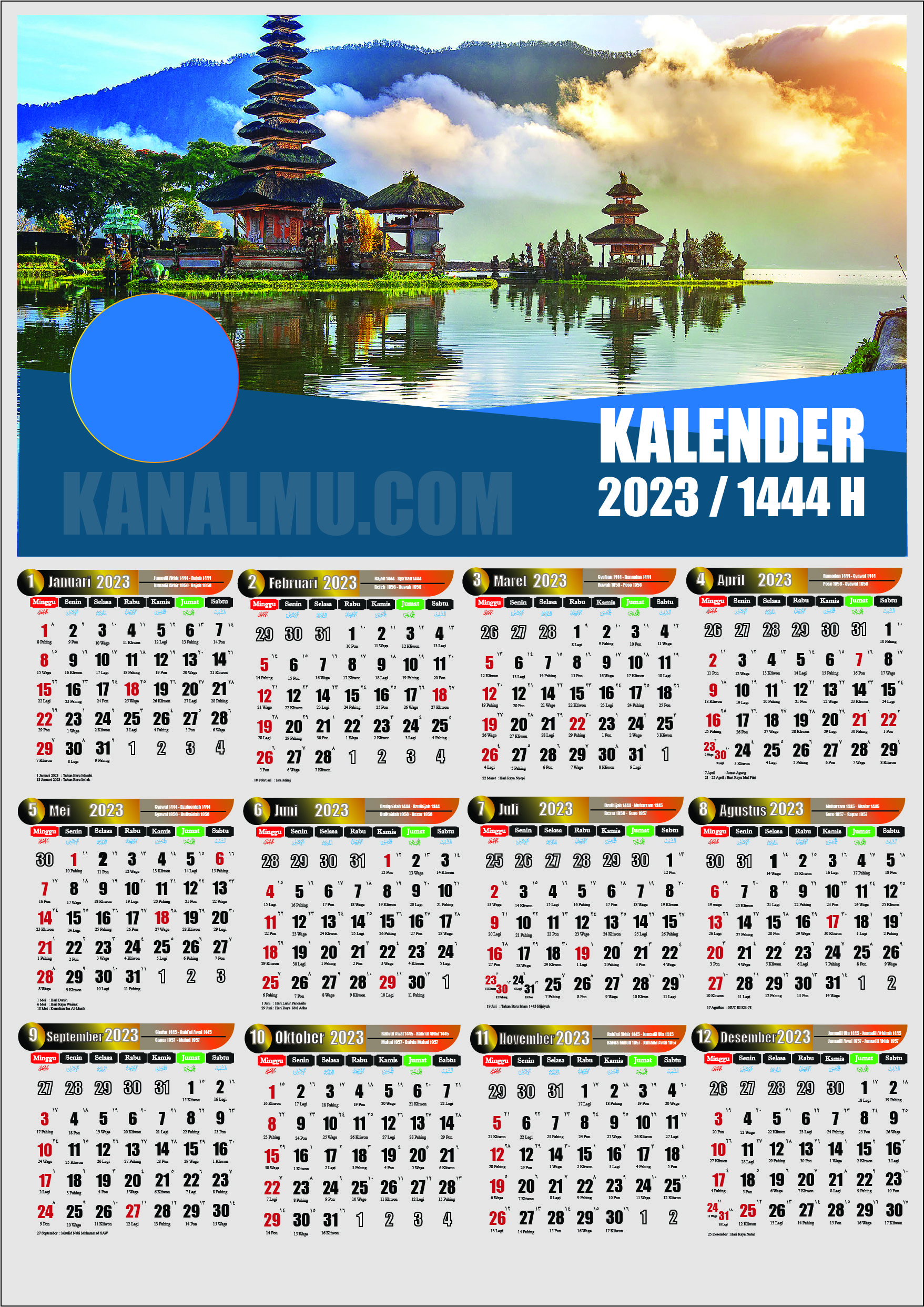 Kalender 2023 pdf - kanalmu