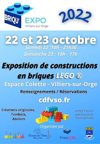 Expo vente LEGO 22 et 23 Octobre 2022