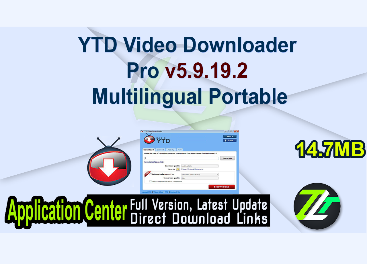 YTD Video Downloader Pro v5.9.19.2 Multilingual Portable