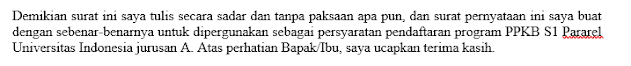 contoh essay ppkb ui yang diterima