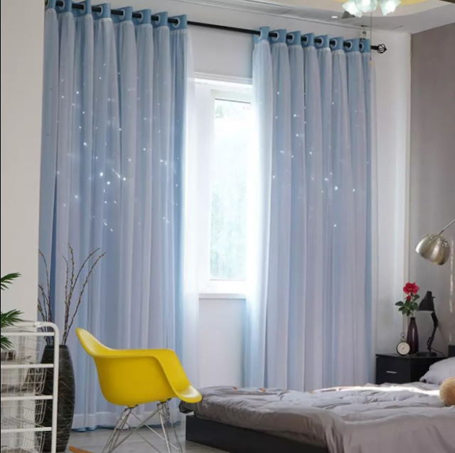 double curtain ideas for bedroom