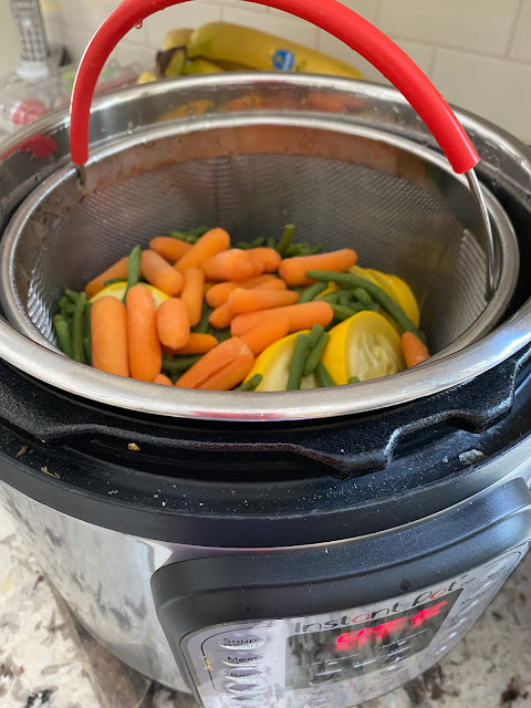 steamer basket in the Instant Pot