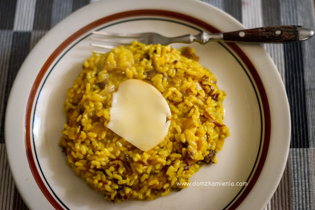 Risotto z kurkumą i radicchio, Kuchnia w Kamiennym Domu