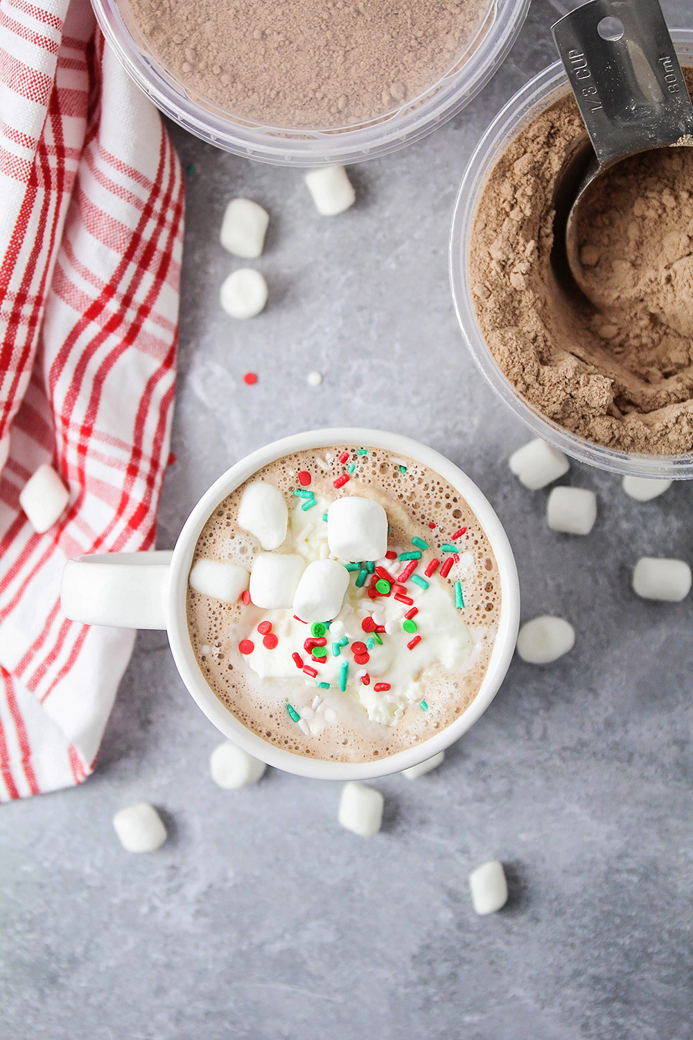 This homemade hot chocolate mix is so easy to make, and makes the absolute best cocoa!