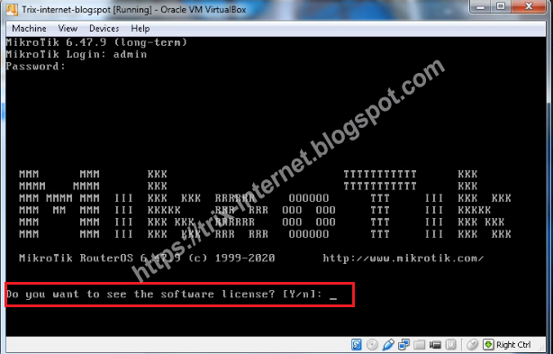 Cara Setting VirtualBox untuk MIKROTIK