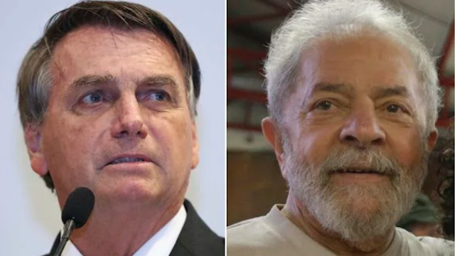 Bolsonaro diminui vantagem de Lula