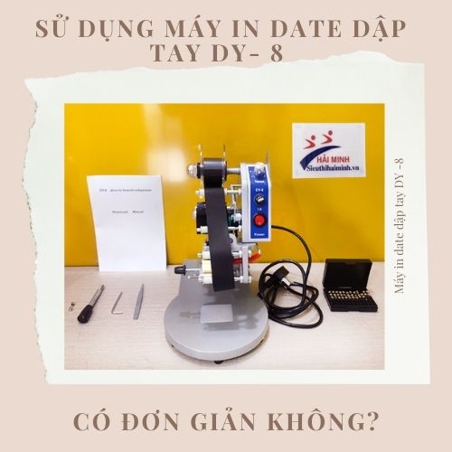 Mua ngay máy in date DY - 8 giá rẻ tại Hải Minh