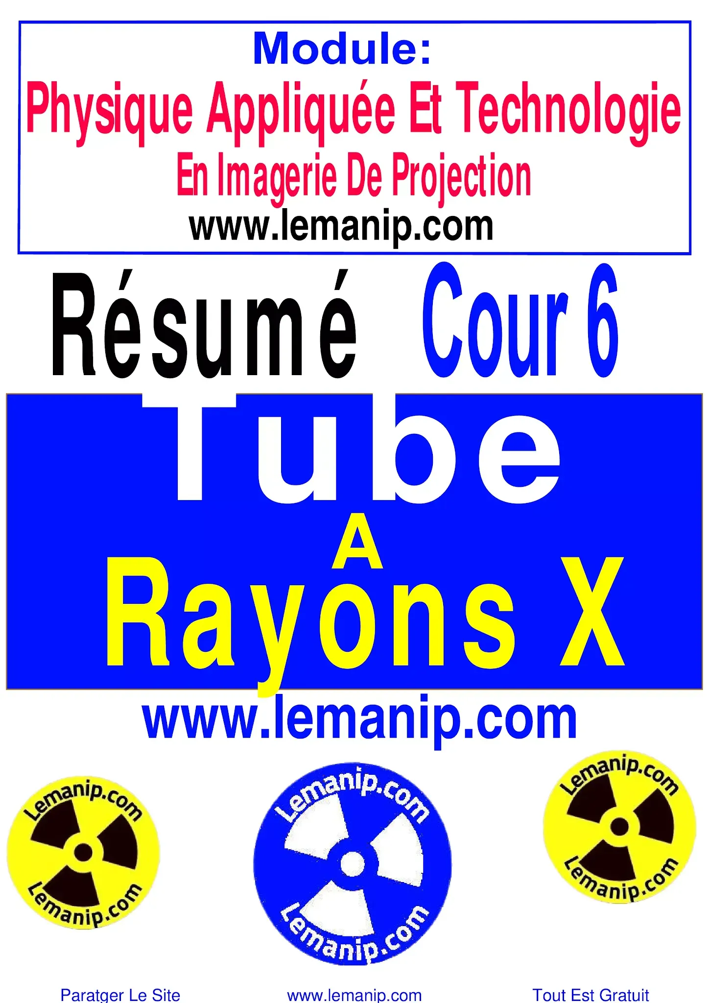 Résumé Du Cour 6 Du Module Physique Appliquée