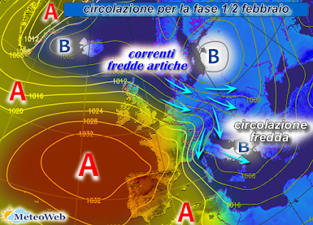 Ιταλοί μετεωρολόγοι : Νέα ψυχρή μάζα αέρα πιθανόν να επηρεάσει στις αρχές Φεβρουαρίου την κεντρική και ανατολική Μεσόγειο