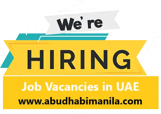 Jobs in UAE - 01-November-2021