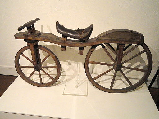 Prototyp roweru zaprojektowany przez Nicéphore Niépce