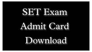 SET Exam Admit Card Download