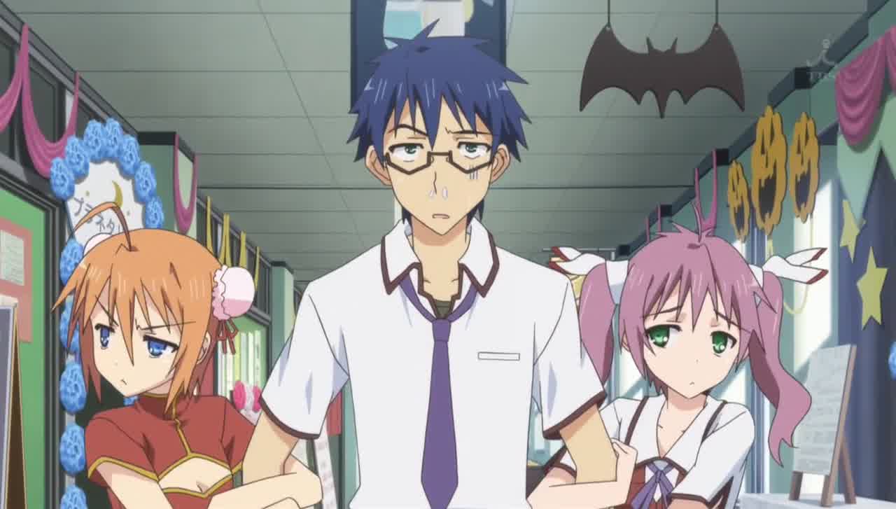 Harem high school anime characters