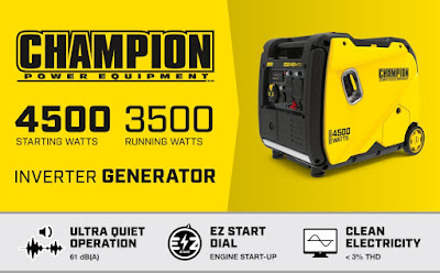 champion 3500 watt inverter generator