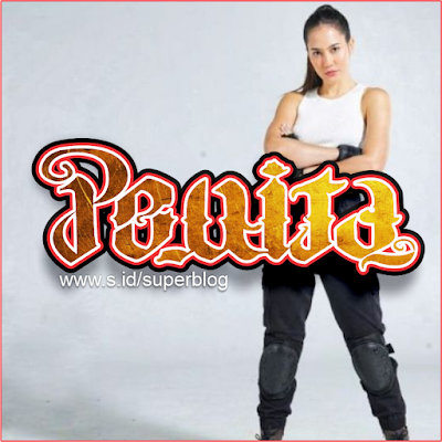 Logo Nama Artis : Pevita Pearce, Konsep Logo Ambigram Tulisan "Pevita" Dibalik Jadi Tulisan "Pearce"