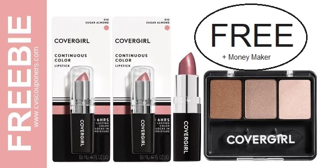 Free CoverGirl Lipstick Deal at CVS 10-17-10-23