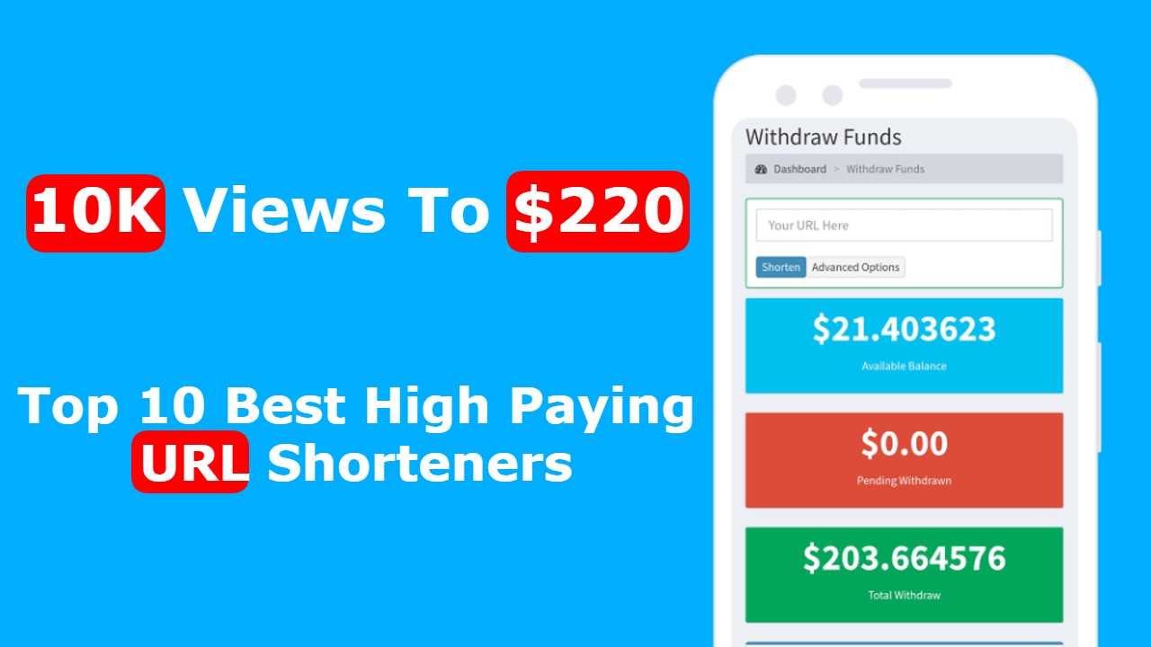 Top 10 Best High Paying URL Shorteners