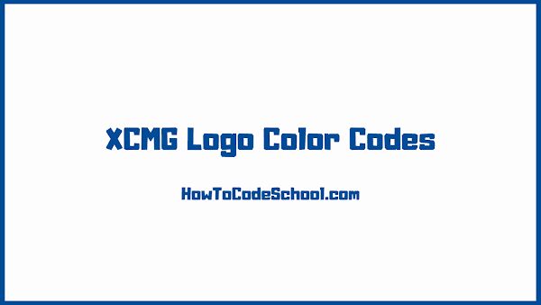 XCMG Logo Color Codes