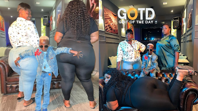 Grand P declares himself ambassador of women in Cameroon as he poses with heavily endowed women