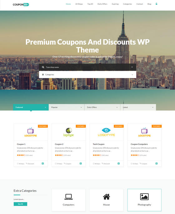 9 Best Coupon WordPress Themes of 2023 [+Deals]