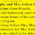 Mrs Murphy And Mrs. Cohen – Joke