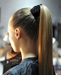 Peinado coleta alta ponytail