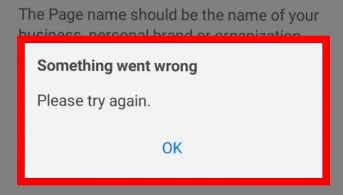 How To Fix Facebook Page Name Something Went Wrong Problem Solved