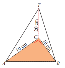 √Limas segitiga T.ABC pada gambar berikut merupakan limas dengan alas  segitiga siku-siku sama kaki dengan panjang kaki-kaki segitiganya adalah 10  cm - TERAS EDUKASI